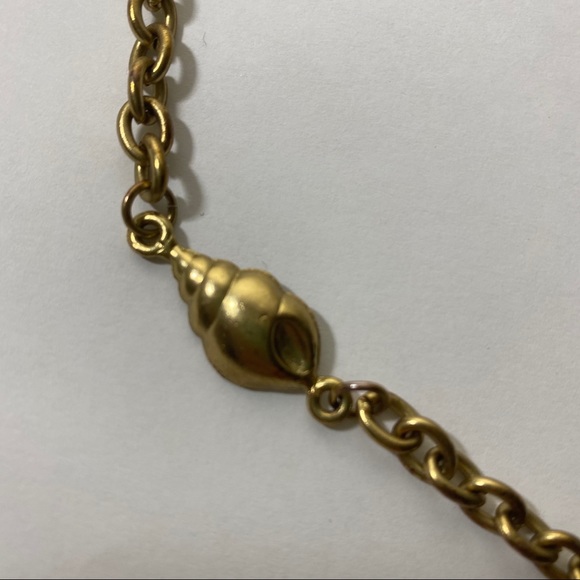๐2 for $25-Vintage Gold Tone Sea Shell Necklace - Picture 7 of 9